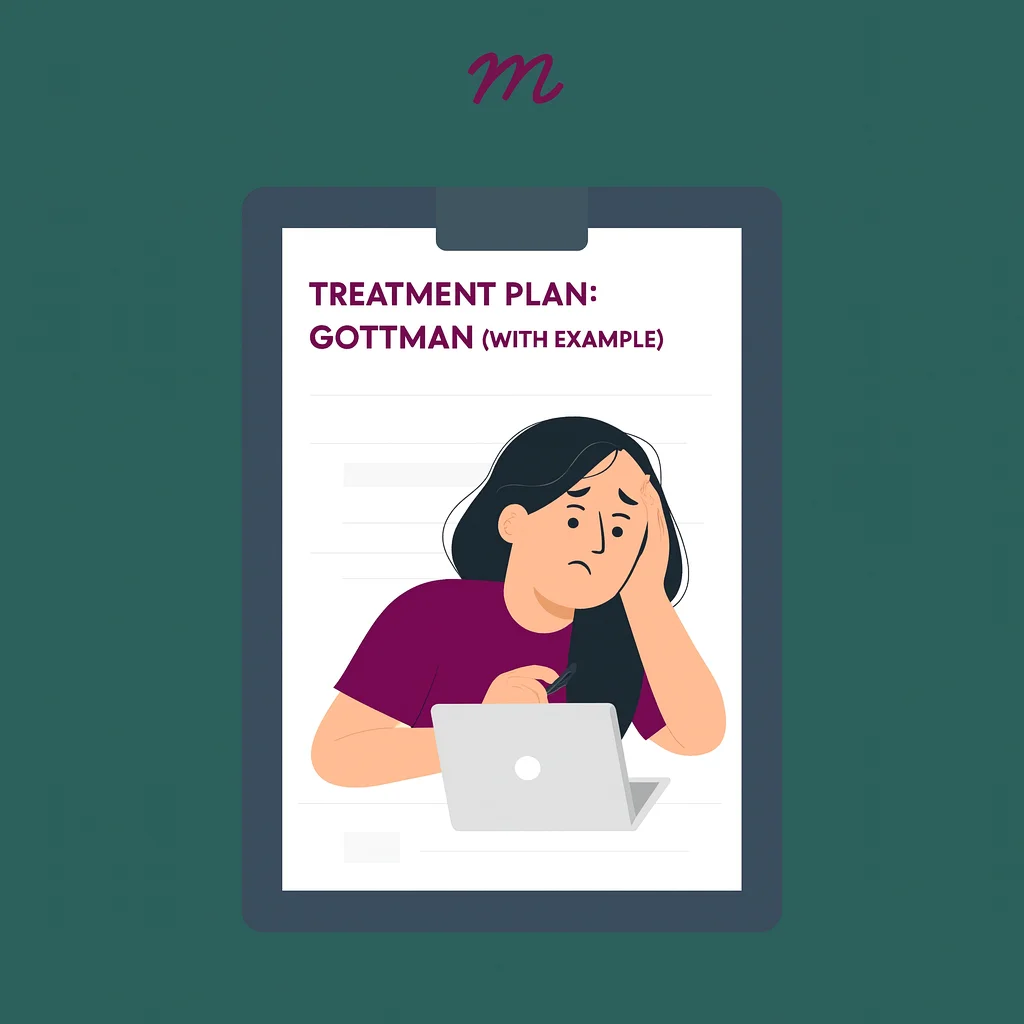 Gottman Treatment Plan Example