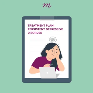 Persistent Depressive Disorder Treatment Plan