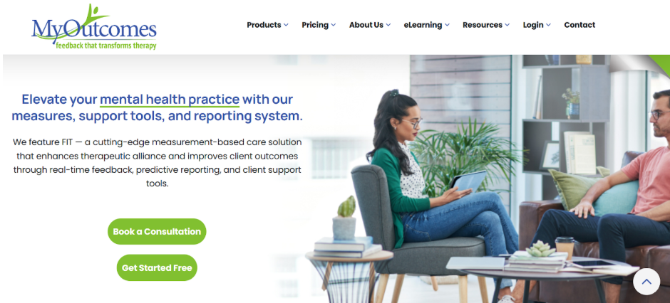 MyOutcomes — Best for FIT & PCOMS-Based Outcome Feedback