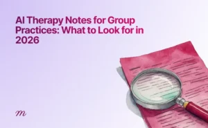 AI Therapy Notes for Group Practices: What to Look for in 2026