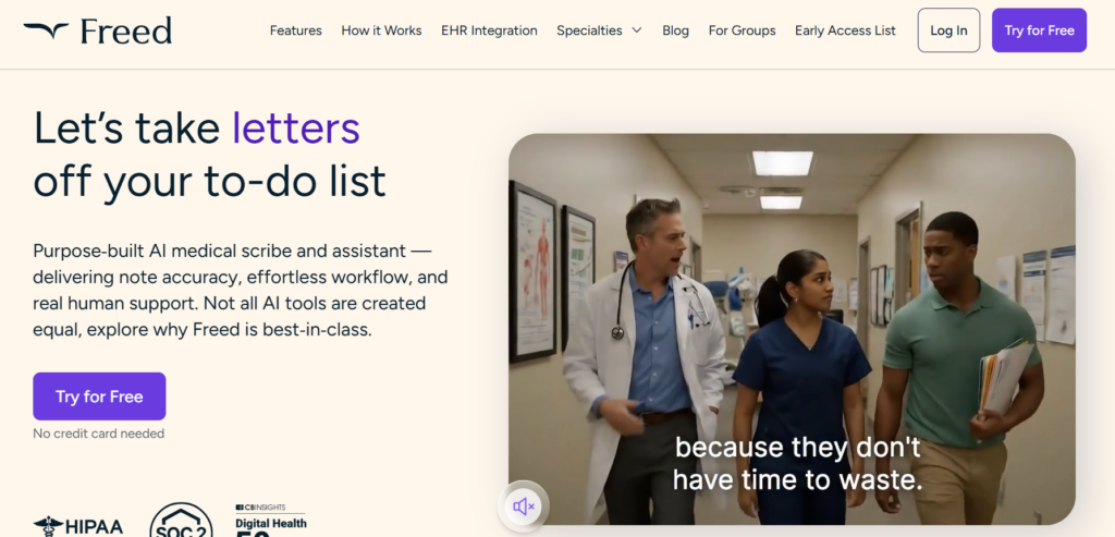 Freed AI Medical Scribe