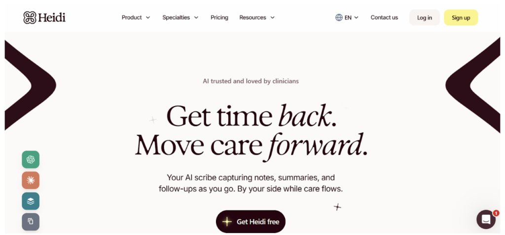 Heidi AI — Best for Mixed-Setting Medical