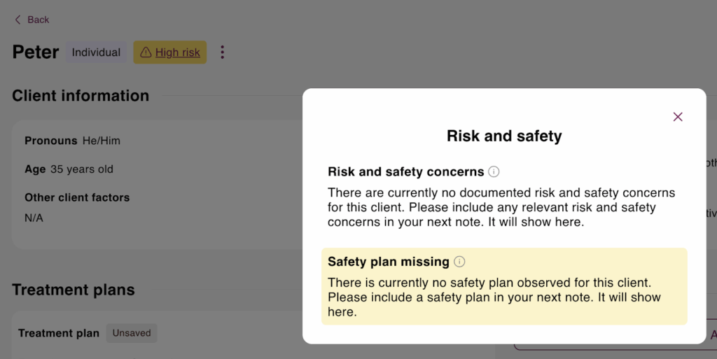 Risk and Safety