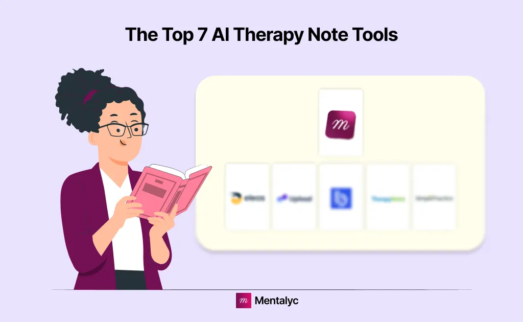 top 7 ai therapy note tools