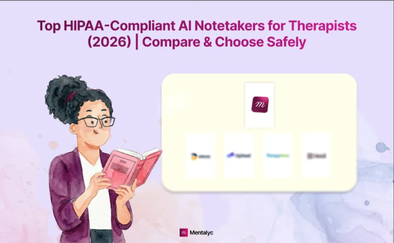 a graph to show how therapists can compare and choose the safest AI notetakers that HIPAA compliant